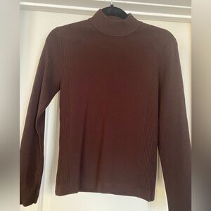 Elegant Brown Women's Sweater